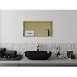 Mexen X-Wall-R  falba építhetö polc falfülke  60 x 30 cm, arany  - 1950603010 Falfülke