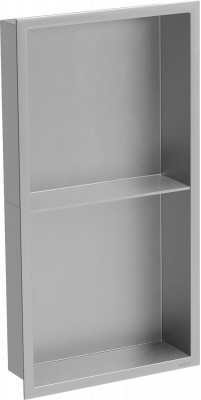 Mexen X-Wall-R  falba építhetö polc falfülke  polcal 60 x 30 cm, inox - 1910603010S Falfülke