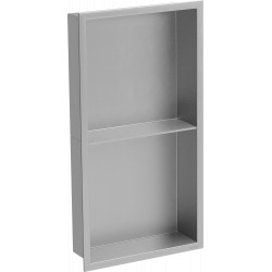 Mexen X-Wall-R  falba építhetö polc falfülke  polcal 60 x 30 cm, inox - 1910603010S Falfülke Falfülke 406959 Mexen