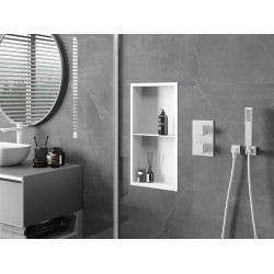 Mexen X-Wall-R  falba építhetö polc falfülke  polcal 60 x 30 cm, fehér  - 1920603010S Falfülke