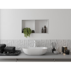 Mexen X-Wall-R  falba építhetö polc falfülke  polcal 60 x 30 cm, fehér  - 1920603010S Falfülke