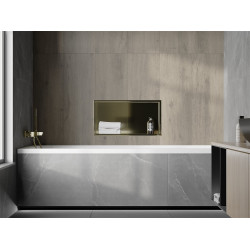 Mexen X-Wall-R  falba építhetö polc falfülke  polcal 60 x 30 cm, arany  - 1950603010S Falfülke