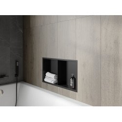 Mexen X-Wall-R  falba építhetö polc falfülke  polcal 60 x 30 cm, fekete  - 1970603010S Falfülke