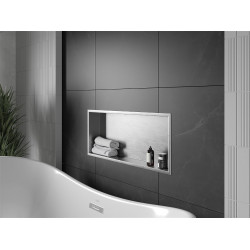 Mexen X-Wall-R  falba építhetö polc falfülke  75 x 30 cm, inox - 1910753010 Falfülke Falfülke 406959 Mexen