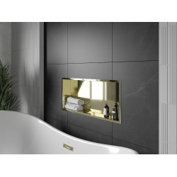 Mexen X-Wall-R  falba építhetö polc falfülke  75 x 30 cm, arany  - 1950753010 Falfülke Falfülke 406959 Mexen