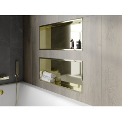 Mexen X-Wall-R  falba építhetö polc falfülke  75 x 30 cm, arany  - 1950753010 Falfülke