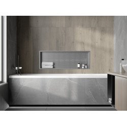 Mexen X-Wall-R  falba építhetö polc falfülke  90 x 30 cm, inox - 1910903010 Falfülke