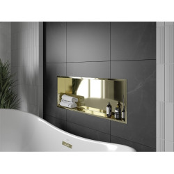 Mexen X-Wall-R  falba építhetö polc falfülke  90 x 30 cm, arany  - 1950903010 Falfülke Falfülke 406959 Mexen