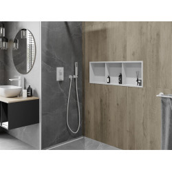 Mexen X-Wall-R  falba építhetö polc falfülke  polcal 90 x 30 cm, fehér  - 1920903010S Falfülke