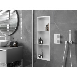 Mexen X-Wall-R  falba építhetö polc falfülke  polcal 90 x 30 cm, fehér  - 1920903010S Falfülke Falfülke 406959 Mexen