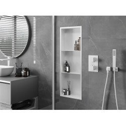 Mexen X-Wall-R  falba építhetö polc falfülke  polcal 90 x 30 cm, fehér  - 1920903010S Falfülke Falfülke 406959 Mexen
