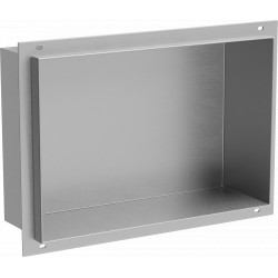 Mexen X-Wall-NR  falba építhetö polc falfülke burkolható keret 30 x 20 cm, inox - 1911302010 Falfülke Falfülke 406959 Mexen