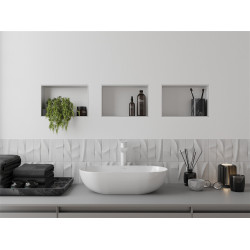 Mexen X-Wall-NR  falba építhetö polc falfülke burkolható keret 30 x 20 cm, fehér  - 1921302010 Falfülke