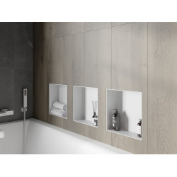 Mexen X-Wall-NR  falba építhetö polc falfülke burkolható keret 30 x 30 cm, fehér  - 1921303010 Falfülke
