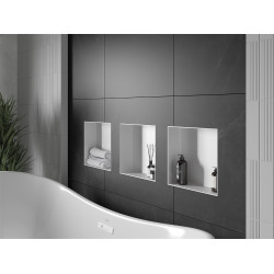 Mexen X-Wall-NR  falba építhetö polc falfülke burkolható keret 30 x 30 cm, fehér  - 1921303010 Falfülke Falfülke 406959 Mexen