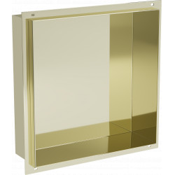 Mexen X-Wall-NR  falba építhetö polc falfülke burkolható keret 30 x 30 cm, arany  - 1951303010 Falfülke Falfülke 406959 Mexen