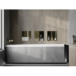 Mexen X-Wall-NR  falba építhetö polc falfülke burkolható keret 30 x 30 cm, arany  - 1951303010 Falfülke