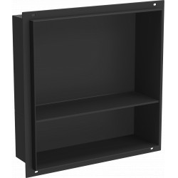 Mexen X-Wall-NR  falba építhetö polc falfülke burkolható keret  polcal 30 x 30 cm, fekete  - 1971303010S Falfülke Falfülke 406959 Mexen