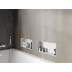 Mexen X-Wall-NR  falba építhetö polc falfülke burkolható keret 45 x 20 cm, fehér  - 1921452010 Falfülke