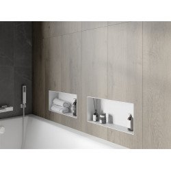 Mexen X-Wall-NR  falba építhetö polc falfülke burkolható keret 45 x 20 cm, fehér  - 1921452010 Falfülke