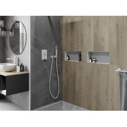 Mexen X-Wall-NR  falba építhetö polc falfülke burkolható keret 45 x 20 cm, fehér  - 1921452010 Falfülke
