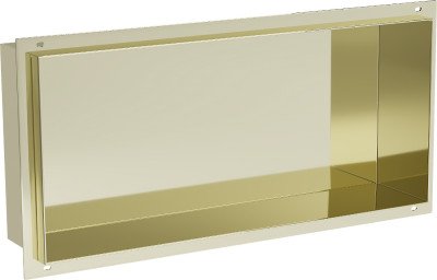 Mexen X-Wall-NR  falba építhetö polc falfülke burkolható keret 45 x 20 cm, arany  - 1951452010 Falfülke
