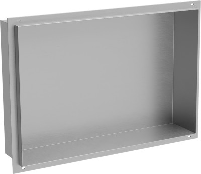 Mexen X-Wall-NR  falba építhetö polc falfülke burkolható keret 45 x 30 cm, inox - 1911453010 Falfülke