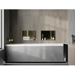 Mexen X-Wall-NR  falba építhetö polc falfülke burkolható keret 45 x 30 cm, arany  - 1951453010 Falfülke