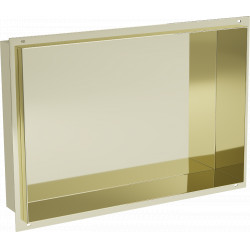 Mexen X-Wall-NR  falba építhetö polc falfülke burkolható keret 45 x 30 cm, arany  - 1951453010 Falfülke Falfülke 406959 Mexen