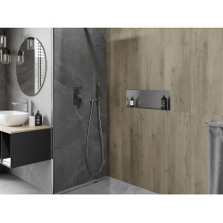Mexen X-Wall-NR  falba építhetö polc falfülke burkolható keret 60 x 20 cm, inox - 1911602010 Falfülke