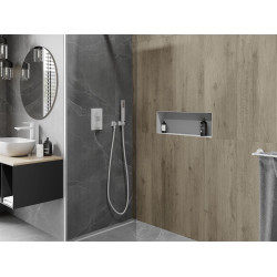 Mexen X-Wall-NR  falba építhetö polc falfülke burkolható keret 60 x 20 cm, fehér  - 1921602010 Falfülke