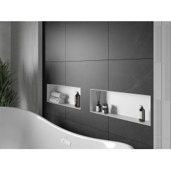 Mexen X-Wall-NR  falba építhetö polc falfülke burkolható keret 60 x 20 cm, fehér  - 1921602010 Falfülke