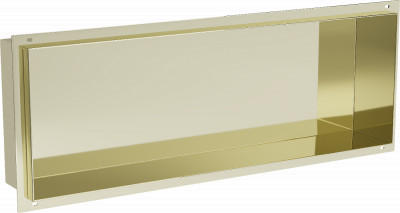 Mexen X-Wall-NR  falba építhetö polc falfülke burkolható keret 60 x 20 cm, arany  - 1951602010 Falfülke