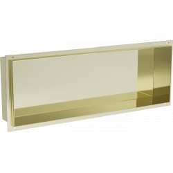 Mexen X-Wall-NR  falba építhetö polc falfülke burkolható keret 60 x 20 cm, arany  - 1951602010 Falfülke Falfülke 406959 Mexen