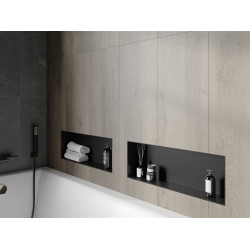 Mexen X-Wall-NR  falba építhetö polc falfülke burkolható keret 60 x 20 cm, fekete  - 1971602010 Falfülke