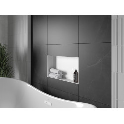 Mexen X-Wall-NR  falba építhetö polc falfülke burkolható keret 60 x 30 cm, fehér  - 1921603010 Falfülke Falfülke 406959 Mexen