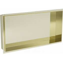 Mexen X-Wall-NR  falba építhetö polc falfülke burkolható keret 60 x 30 cm, arany  - 1951603010 Falfülke Falfülke 406959 Mexen