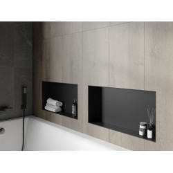 Mexen X-Wall-NR  falba építhetö polc falfülke burkolható keret 60 x 30 cm, fekete  - 1971603010 Falfülke