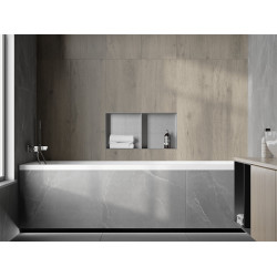 Mexen X-Wall-NR  falba építhetö polc falfülke burkolható keret  polcal 60 x 30 cm, inox - 1911603010S Falfülke
