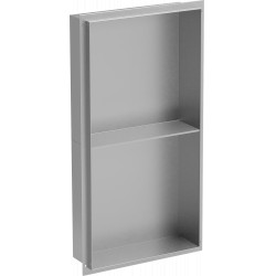 Mexen X-Wall-NR  falba építhetö polc falfülke burkolható keret  polcal 60 x 30 cm, inox - 1911603010S Falfülke Falfülke 406959 Mexen
