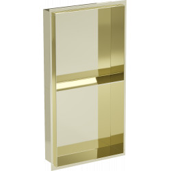 Mexen X-Wall-NR  falba építhetö polc falfülke burkolható keret  polcal 60 x 30 cm, arany  - 1951603010S Falfülke Falfülke 406959 Mexen