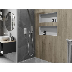 Mexen X-Wall-NR  falba építhetö polc falfülke burkolható keret 75 x 30 cm, fehér  - 1921753010 Falfülke