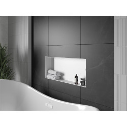 Mexen X-Wall-NR  falba építhetö polc falfülke burkolható keret 75 x 30 cm, fehér  - 1921753010 Falfülke Falfülke 406959 Mexen