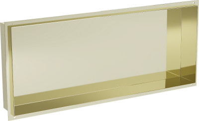 Mexen X-Wall-NR  falba építhetö polc falfülke burkolható keret 75 x 30 cm, arany  - 1951753010 Falfülke