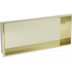 Mexen X-Wall-NR  falba építhetö polc falfülke burkolható keret 75 x 30 cm, arany  - 1951753010 Falfülke Falfülke 406959 Mexen
