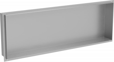 Mexen X-Wall-NR  falba építhetö polc falfülke burkolható keret 90 x 30 cm, inox - 1911903010 Falfülke