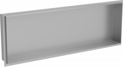 Mexen X-Wall-NR  falba építhetö polc falfülke burkolható keret 90 x 30 cm, inox - 1911903010 Falfülke