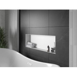 Mexen X-Wall-NR  falba építhetö polc falfülke burkolható keret 90 x 30 cm, fehér  - 1921903010 Falfülke Falfülke 406959 Mexen