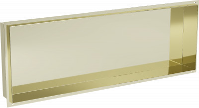 Mexen X-Wall-NR  falba építhetö polc falfülke burkolható keret 90 x 30 cm, arany  - 1951903010 Falfülke