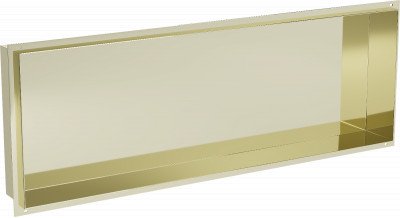 Mexen X-Wall-NR  falba építhetö polc falfülke burkolható keret 90 x 30 cm, arany  - 1951903010 Falfülke